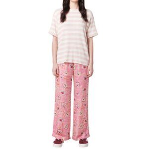 Ellie Mae pink strawberry shortcake printed Jack pants size S